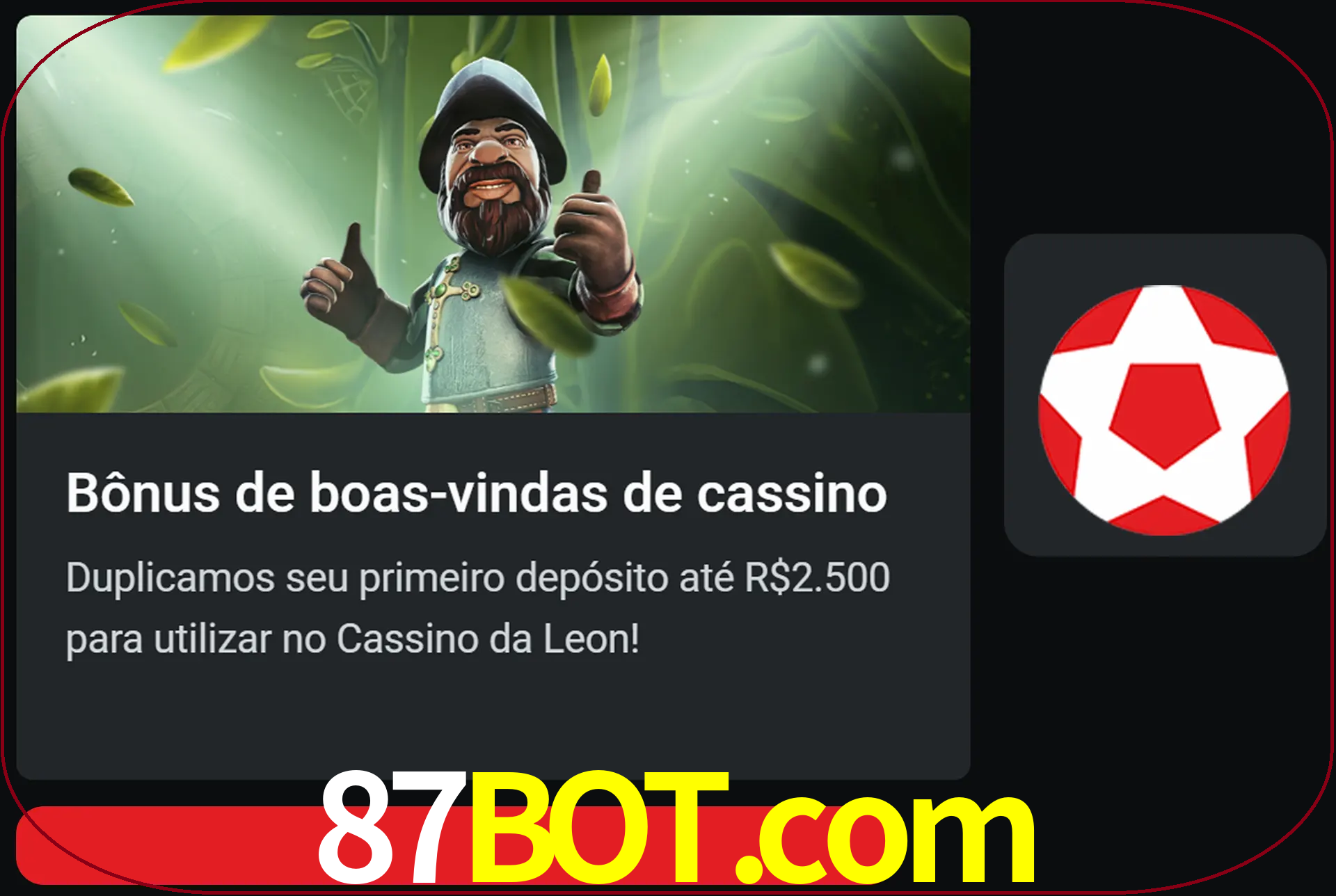 Receba seu dinheiro do bônus de boas-vindas após o primeiro depósito.