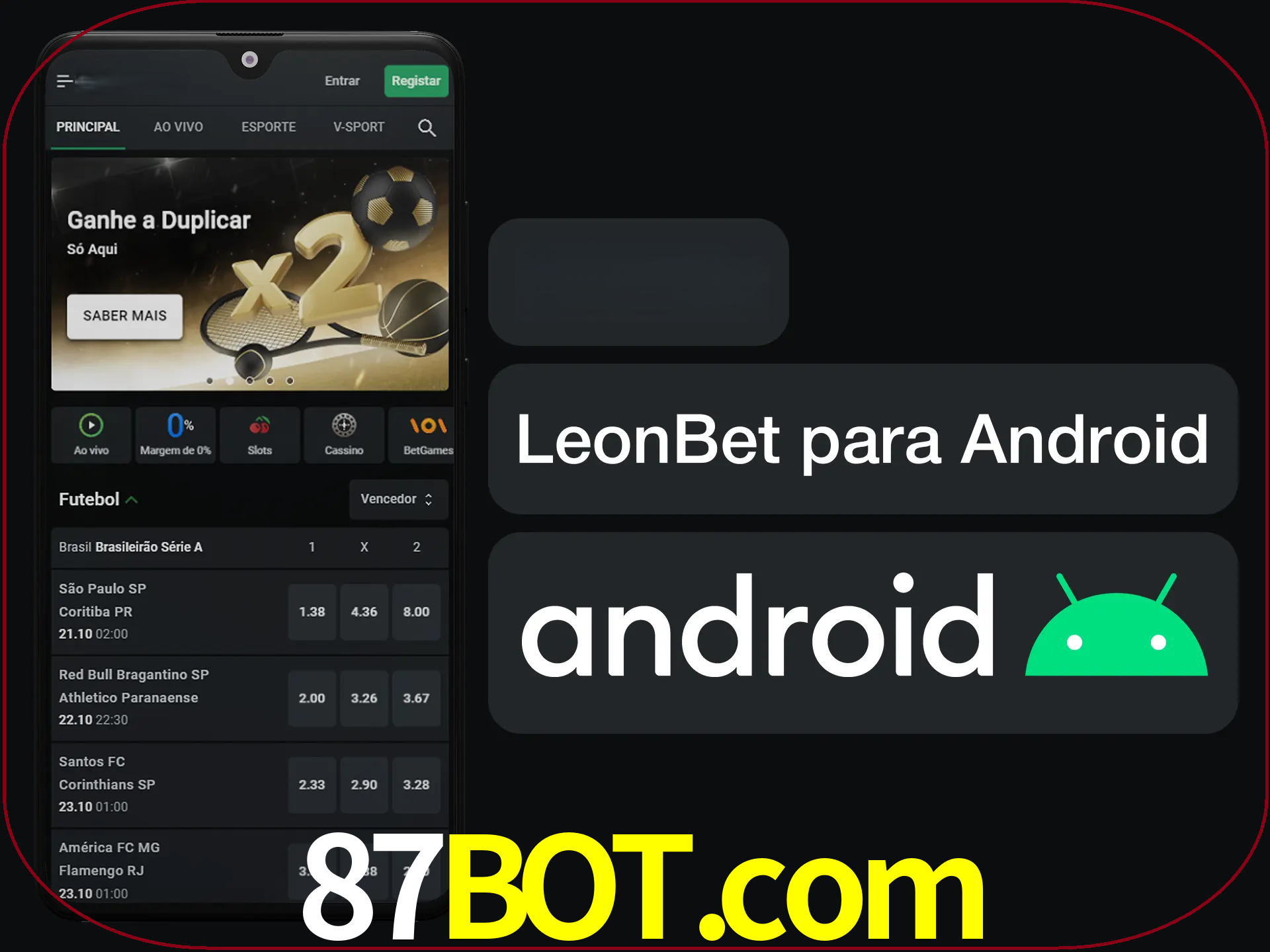Adquira sua versão poket de LeonBet.